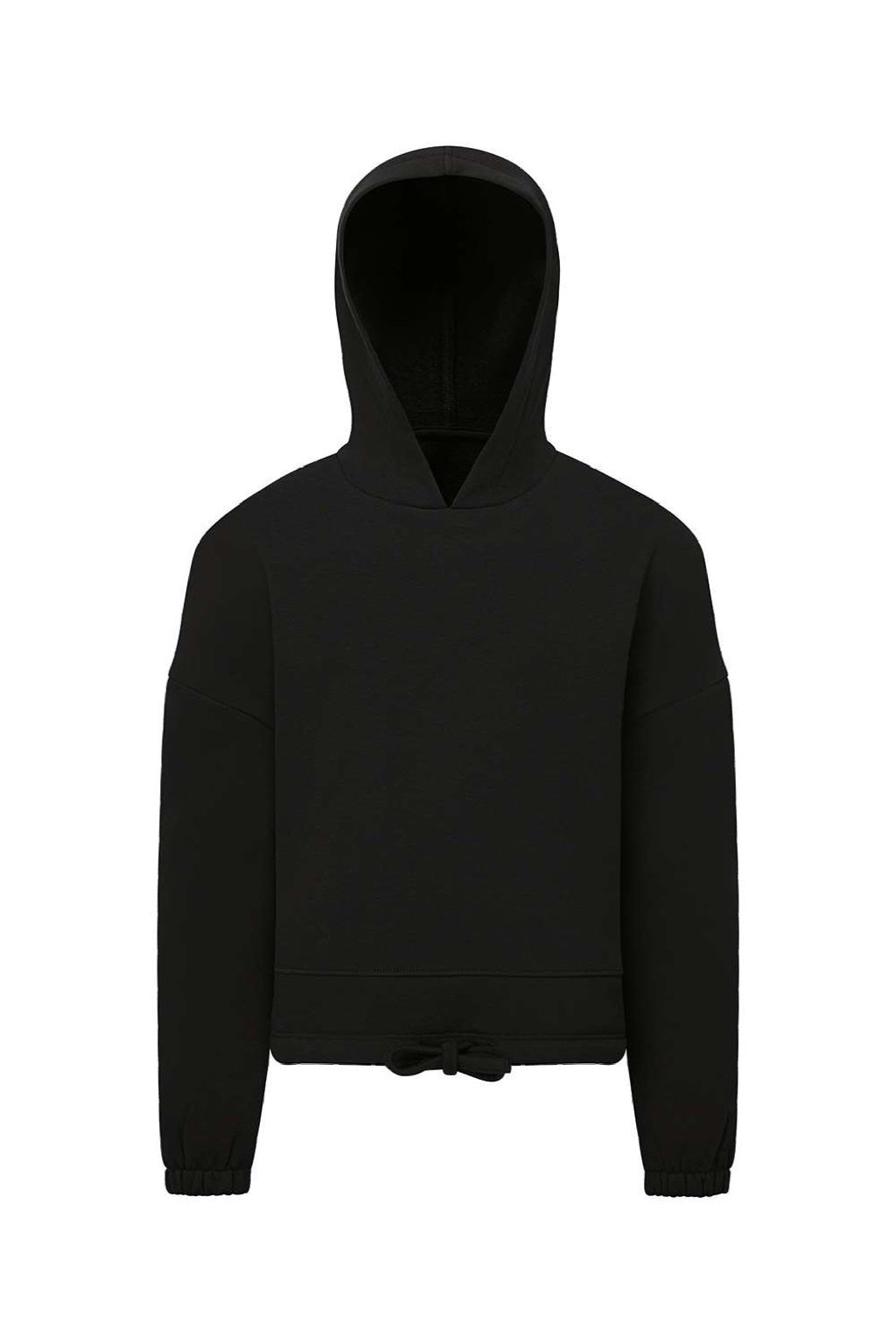 TriDri TD85B Youth Maria Hooded Sweatshirt Hoodie Black Flat Front