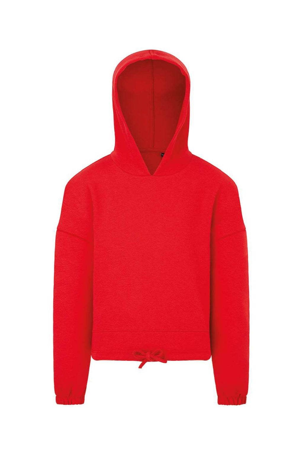TriDri TD85B Youth Maria Hooded Sweatshirt Hoodie Fire Red Flat Front