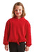 TriDri TD85B Youth Maria Hooded Sweatshirt Hoodie Fire Red Model Front