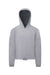 TriDri TD85B Youth Maria Hooded Sweatshirt Hoodie Heather Grey Flat Front