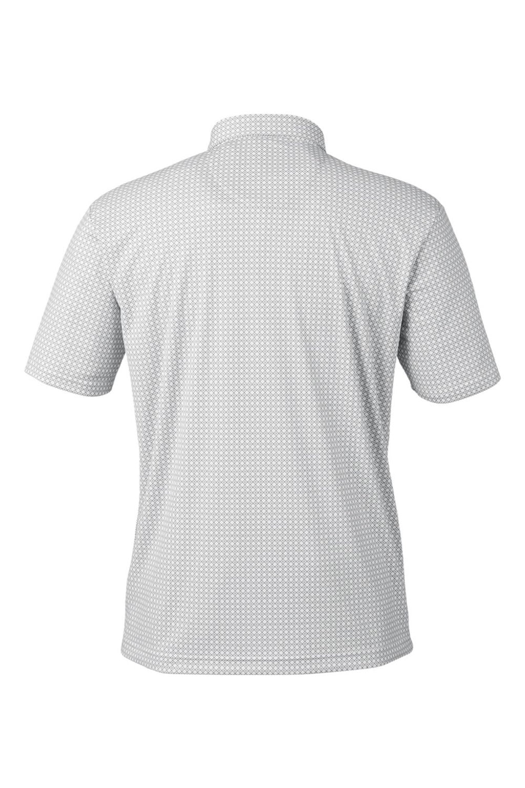 Swannies Golf SW2200 Mens Tanner Printed Short Sleeve Polo Shirt Olive Green Flat Back