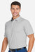 Swannies Golf SW2200 Mens Tanner Printed Short Sleeve Polo Shirt Olive Green Model Side