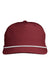 Swannies Golf Hats SWB100 Mens Brewer Snapback Hat Maroon Flat Front