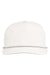 Swannies Golf Hats SWB100 Mens Brewer Snapback Hat Vintage White Flat Front