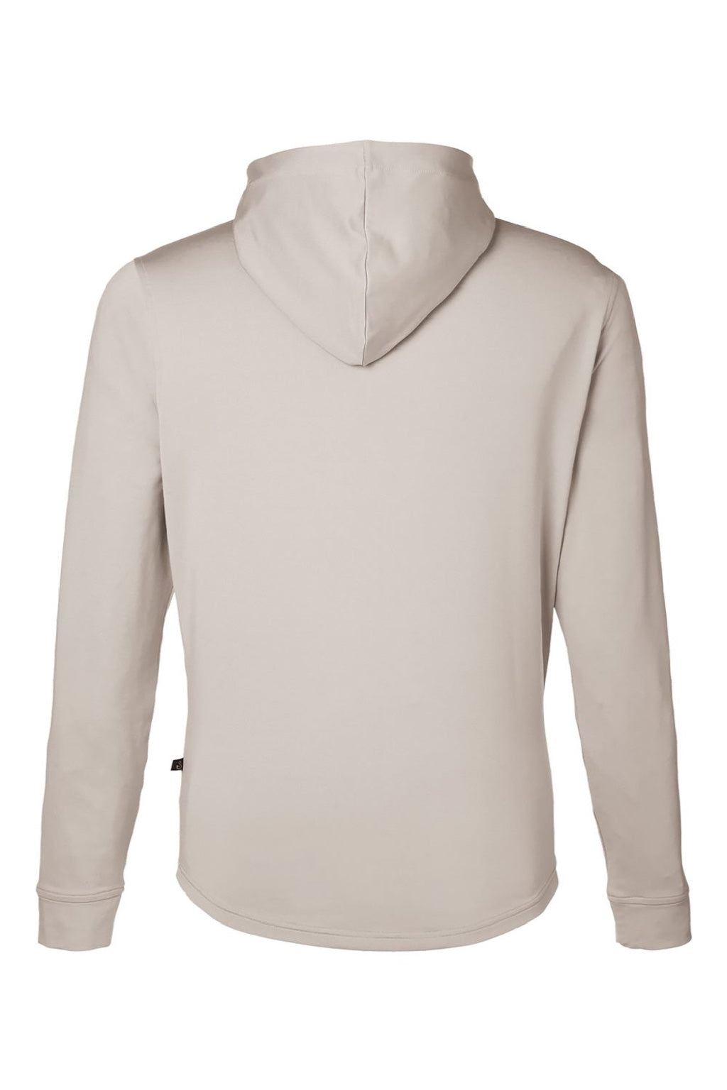Swannies Golf SWI600 Mens Ivy Hooded Sweatshirt Hoodie w/ Pouch Pocket Tan Flat Back