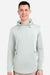 Swannies Golf SWI600 Mens Ivy Hooded Sweatshirt Hoodie w/ Pouch Pocket Glacier Model Front