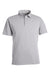 Swannies Golf SW2001 Mens James H Short Sleeve Polo Shirt Heather Grey Flat Front