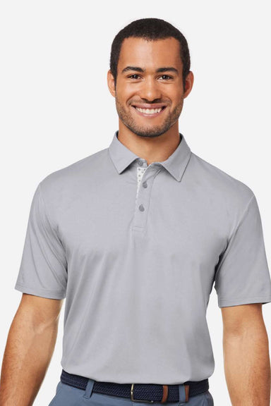 Swannies Golf SW2001 Mens James H Short Sleeve Polo Shirt Heather Grey Model Front