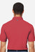 Swannies Golf SW2001 Mens James H Short Sleeve Polo Shirt Heather Red Model Back