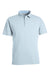 Swannies Golf SW2001 Mens James H Short Sleeve Polo Shirt Heather Sky Blue Flat Front