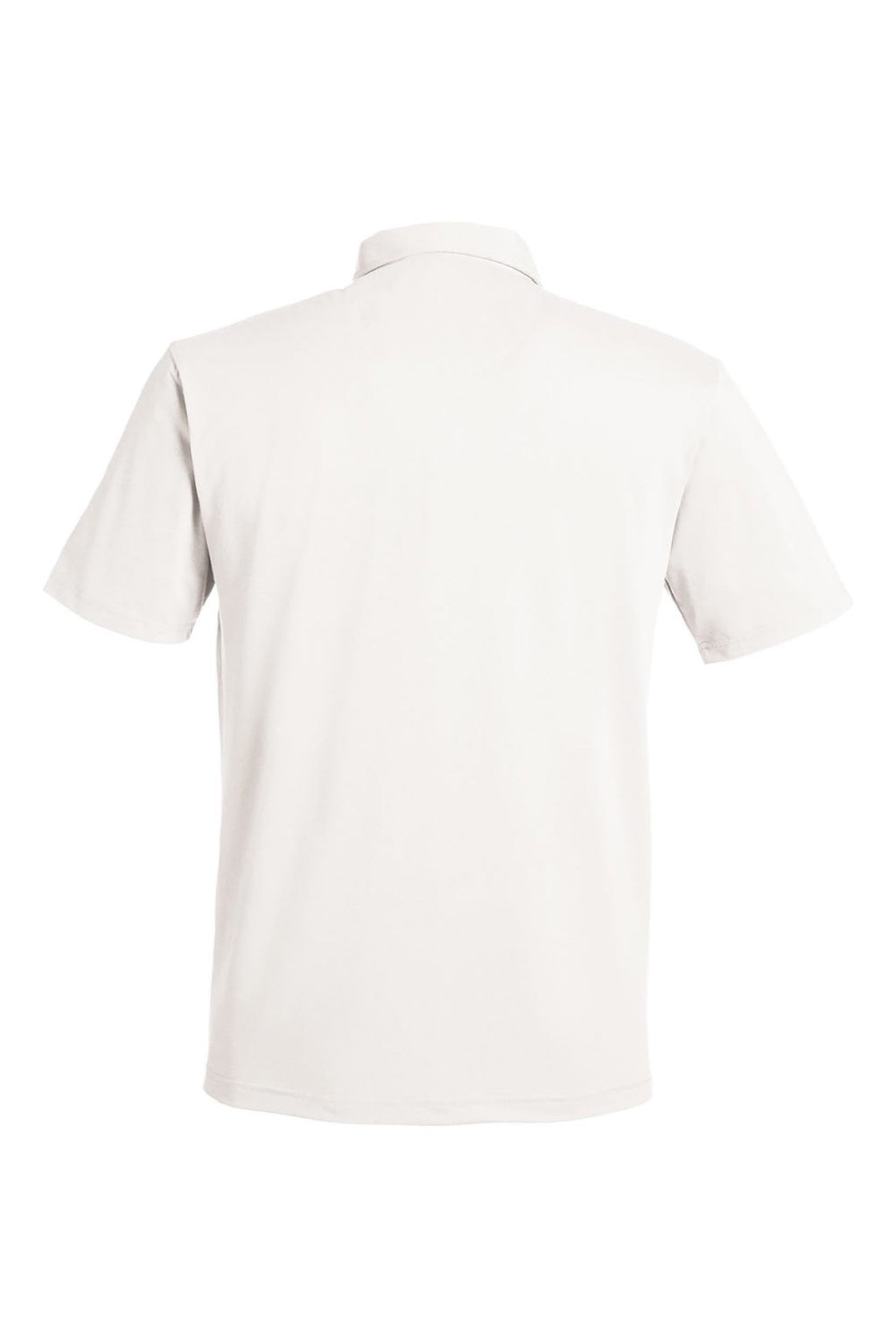 Swannies Golf SW2001 Mens James H Short Sleeve Polo Shirt Heather White Flat Back