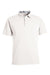 Swannies Golf SW2001 Mens James H Short Sleeve Polo Shirt Heather White Flat Front