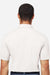 Swannies Golf SW2001 Mens James H Short Sleeve Polo Shirt Heather White Model Back