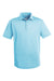 Swannies Golf SW2300 Mens Ford Short Sleeve Polo Shirt Sky Blue Flat Front