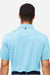 Swannies Golf SW2300 Mens Ford Short Sleeve Polo Shirt Sky Blue Model Back