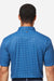 Swannies Golf SW5400 Mens Hazelwood Short Sleeve Polo Shirt Navy Blue Model Back