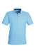 Swannies Golf SW5400 Mens Hazelwood Short Sleeve Polo Shirt Sky Blue/Navy Blue Flat Front