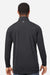Swannies Golf SWC500 Mens Colt 1/4 Zip Sweatshirt Black Model Back
