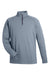 Swannies Golf SWC500 Mens Colt 1/4 Zip Sweatshirt Graphite Grey Flat Front