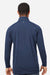 Swannies Golf SWC500 Mens Colt 1/4 Zip Sweatshirt Navy Blue Model Back