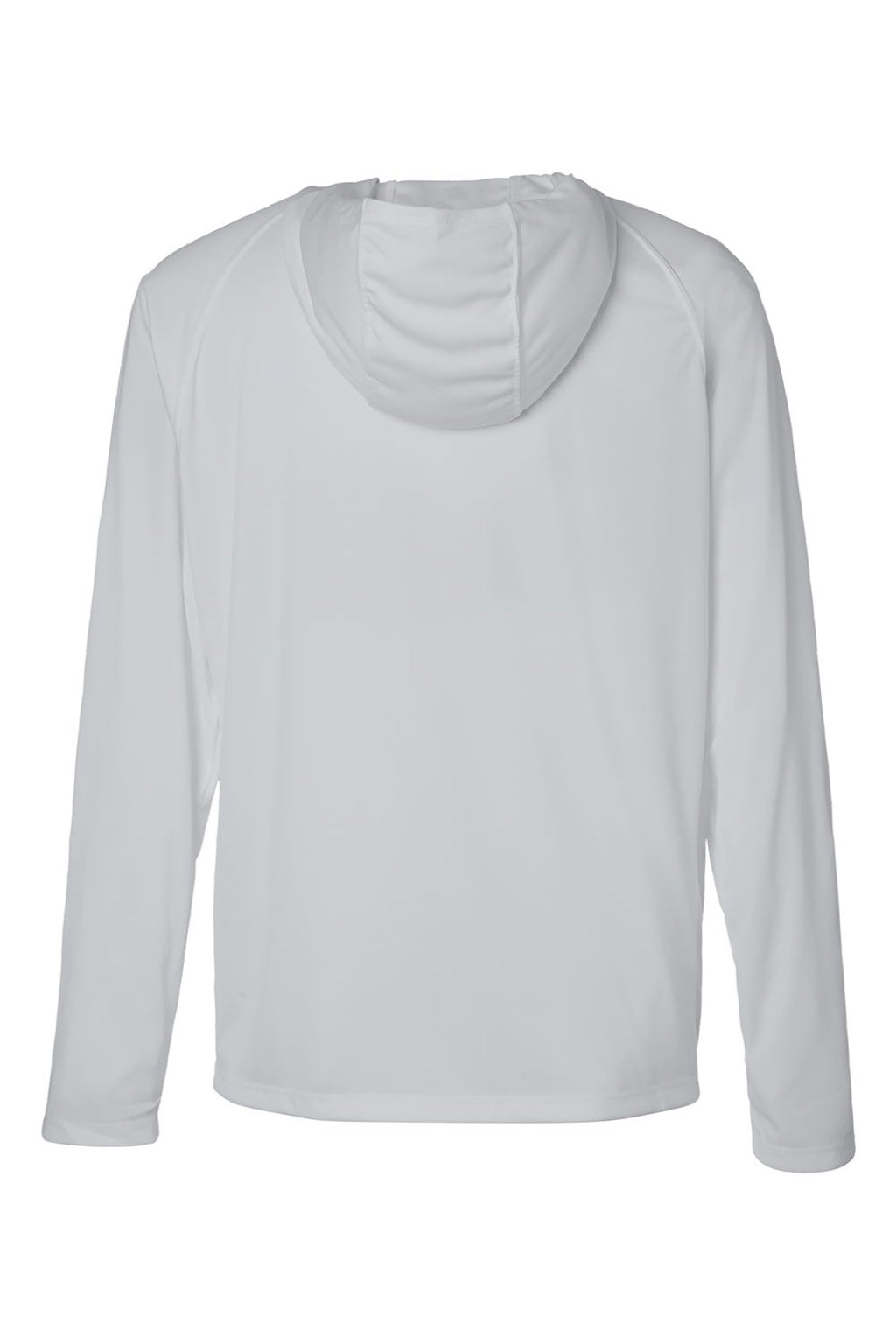 Huk H12L010 Mens LoPro Pursuit Long Sleeve Hooded T-Shirt Hoodie Harbor Mist Grey Flat Back