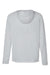 Huk H12L010 Mens LoPro Pursuit Long Sleeve Hooded T-Shirt Hoodie Harbor Mist Grey Flat Back