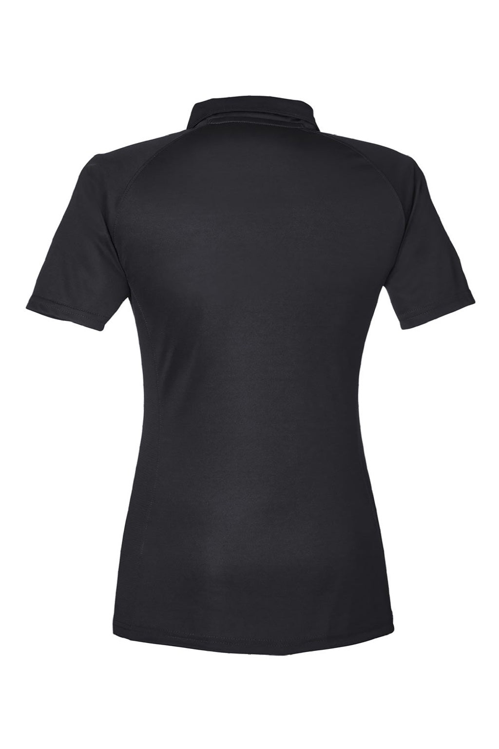 Huk H612L03 Womens LoPro Performance Short Sleeve Polo Shirt Black Flat Back