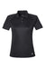Huk H612L03 Womens LoPro Performance Short Sleeve Polo Shirt Black Flat Front