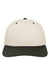 Legacy Hats HTA Mens Heritiage Twill Snapback Hat Stone/Black Flat Front