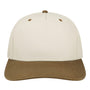 Legacy Hats Mens Heritage Twill Snapback Hat - Stone/Brown - New