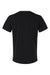 Independent Trading Company PRM180PT Mens Premium Pigment Dyed Short Sleeve Crewneck T-Shirt Black Flat Back
