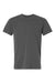 Independent Trading Company PRM180PT Mens Premium Pigment Dyed Short Sleeve Crewneck T-Shirt Pigment Black Flat Front
