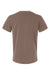 Independent Trading Company PRM180PT Mens Premium Pigment Dyed Short Sleeve Crewneck T-Shirt Pigment Clay Brown Flat Back