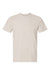 Independent Trading Company PRM180PT Mens Premium Pigment Dyed Short Sleeve Crewneck T-Shirt Pigment Ivory Flat Front