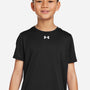 Under Armour Youth Tech Team Moisture Wicking Short Sleeve Crewneck T-Shirt - Black/White - New