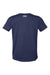 Under Armour 1377487 Youth Tech Team Short Sleeve Crewneck T-Shirt Midnight Navy Blue/White Flat Back