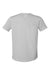 Under Armour 1377487 Youth Tech Team Short Sleeve Crewneck T-Shirt Heather Mod Light Grey/White Flat Back