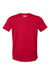 Under Armour 1377487 Youth Tech Team Short Sleeve Crewneck T-Shirt Red/White Flat Back