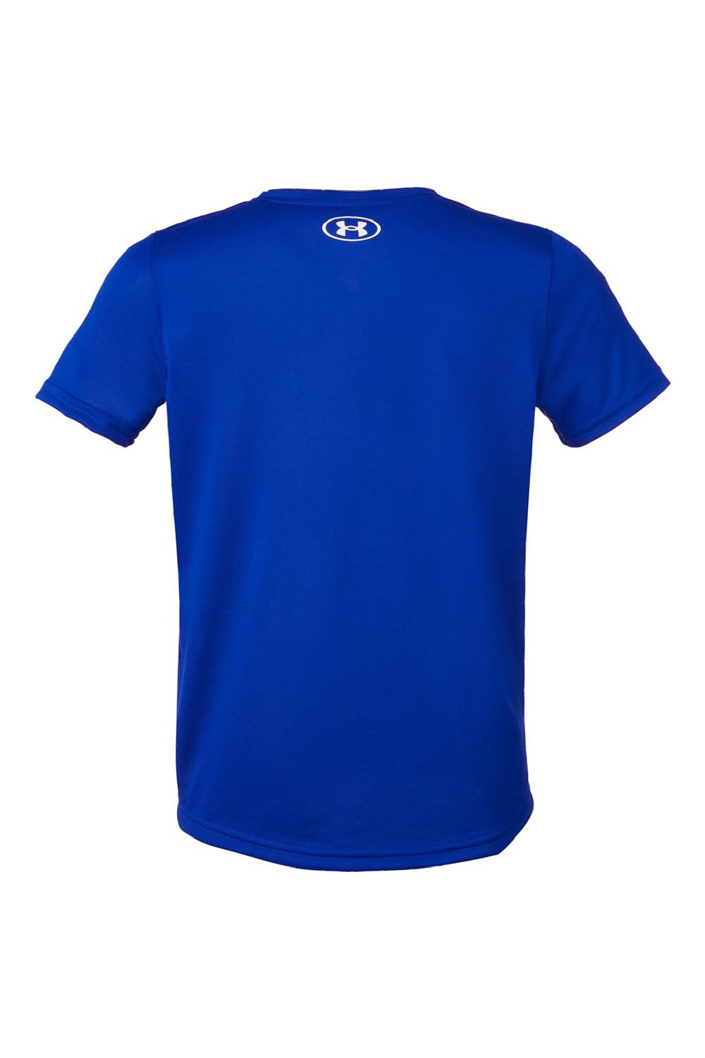 Under Armour 1377487 Youth Tech Team Short Sleeve Crewneck T-Shirt Royal Blue/White Flat Back