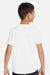 Under Armour 1377487 Youth Tech Team Short Sleeve Crewneck T-Shirt White/Mod Grey Model Back