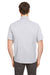 Under Armour 1351360 Mens Motivate Moisture Wicking Short Sleeve Button Down Shirt w/ Pocket Halo Grey Model Back