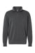 Independent Trading Company PRM4600QZ Mens Pigment Dyed 1/4 Zip Sweatshirt Pigment Black Flat Front