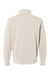Independent Trading Company PRM4600QZ Mens Pigment Dyed 1/4 Zip Sweatshirt Pigment Ivory Flat Back