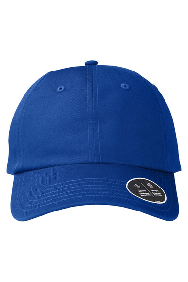 Under Armour Hats 1369785 Mens Moisture Wicking Team Chino Adjustable Hat Royal Blue Flat Front