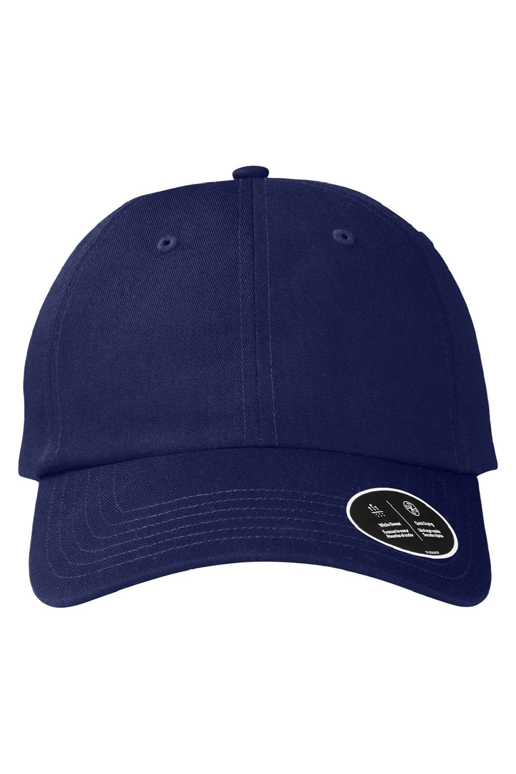 Under Armour Hats 1369785 Mens Moisture Wicking Team Chino Adjustable Hat Midnight Navy Blue Flat Front