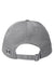 Under Armour Hats 1369785 Mens Moisture Wicking Team Chino Adjustable Hat Pitch Grey Flat Back