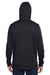 Under Armour 1370379 Mens Storm Armourfleece Water Resistant Hooded Sweatshirt Hoodie w/ Pouch Pocket Black Model Back
