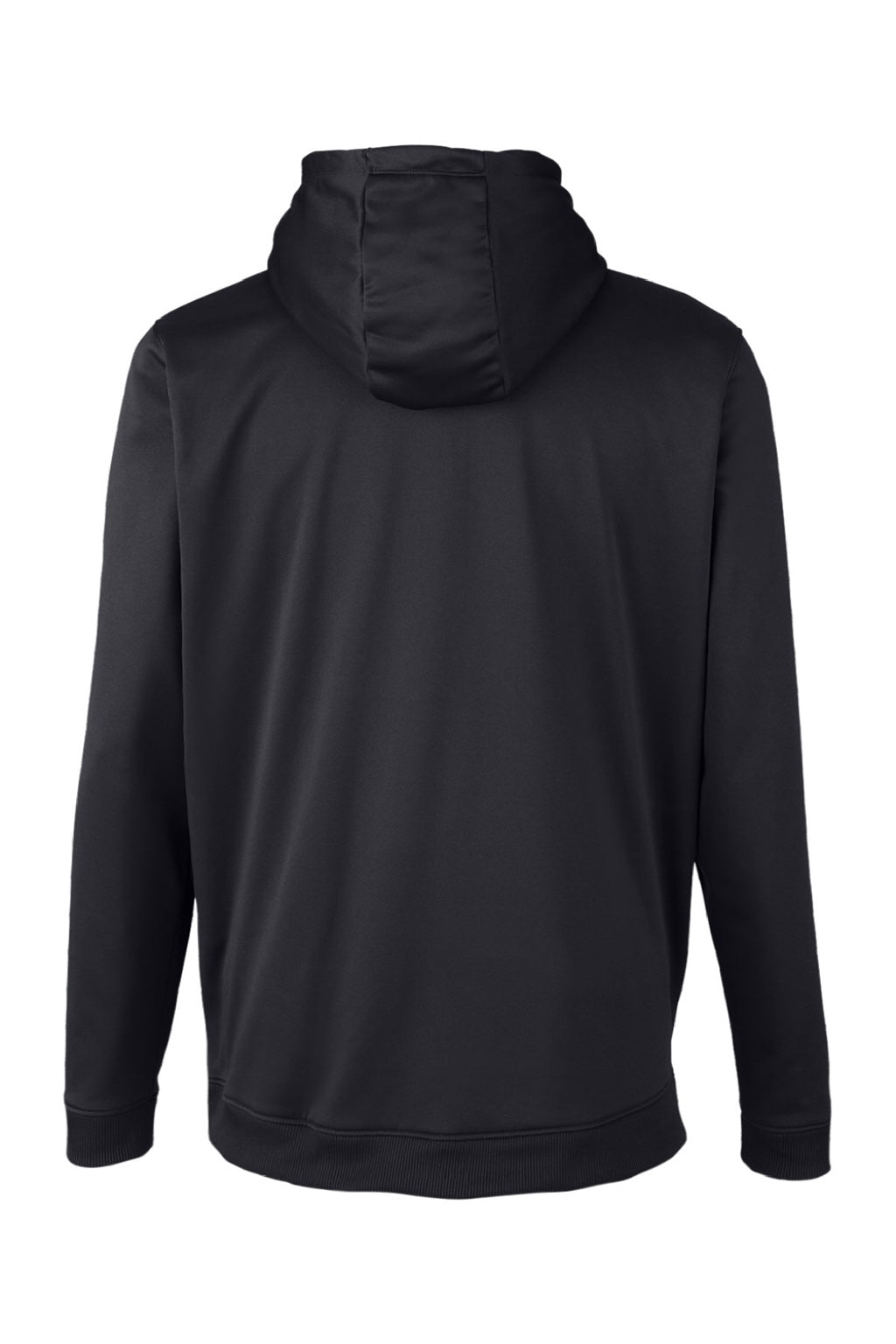 Under Armour 1370379 Mens Storm Armourfleece Water Resistant Hooded Sweatshirt Hoodie w/ Pouch Pocket Black Flat Back