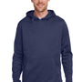Under Armour Mens Storm Armourfleece Water Resistant Hooded Sweatshirt Hoodie - Midnight Navy Blue