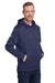 Under Armour 1370379 Mens Storm Armourfleece Water Resistant Hooded Sweatshirt Hoodie Midnight Navy Blue Model 3Q